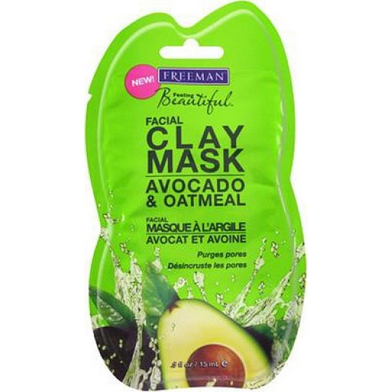 Freeman Feeling Beautiful Avocado und Hafer Kaolin Gesichtsmaske 15 ml