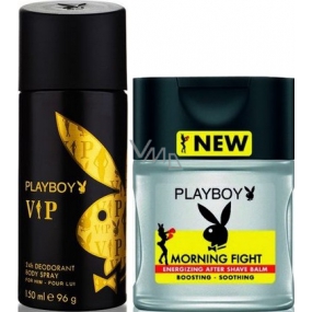 Playboy Vip für Ihn Deospray 150 ml + Aftershave-Balsam 100 ml, Kosmetikset Playboy Vip für Ihn Deospray 150 ml + Aftershave-Balsam 100 ml, Kosmetikset