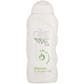 Nike Sensaction Woman Life on Coconut Duschgel und Shampoo 300 ml