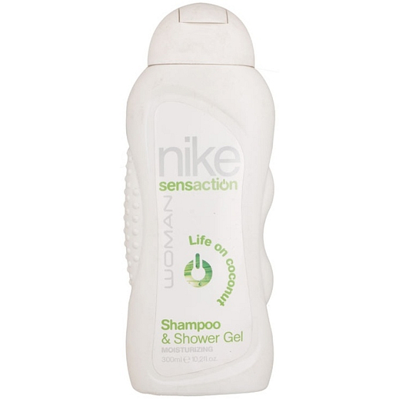 Nike Sensaction Woman Life on Coconut Duschgel und Shampoo 300 ml