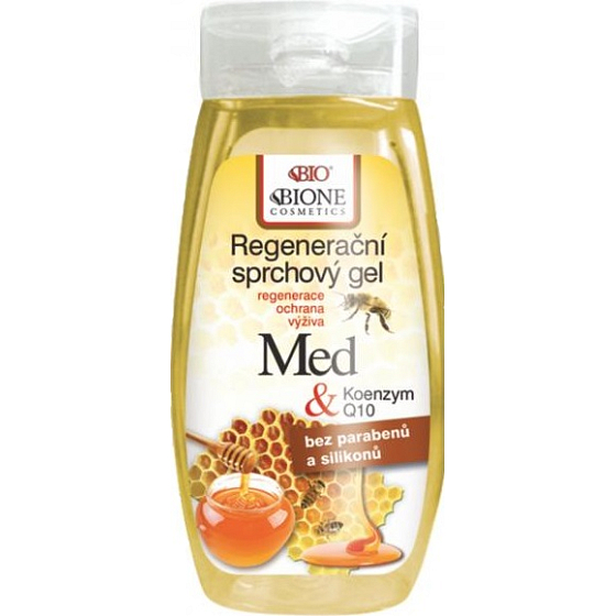 Bione Cosmetics Med und Q10 und Coenzym regenerierendes Duschgel 260 ml