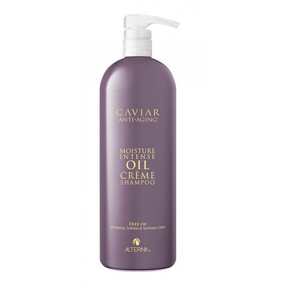 Alterna Caviar Moisture Intense Oil Caviar Moisturizing Shampoo für sehr trockenes, grobes, widerspenstiges Haar 1000 ml Maxi