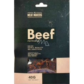 Fleischmaschinen Beef Jerky Peppered dünne Scheiben Rindfleisch Bein durch Trocknen von 40 g konserviert