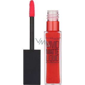 Maybelline Color Sensational Vivid Flüssiger Mattlippenstift Lip Gloss 35 Rebel Red 7,7 ml