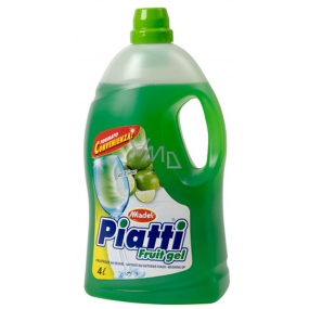 Madel Piatti Fruchtgel Limettenprodukt zum Spülen von Geschirr, Glas und Fußböden 4 l