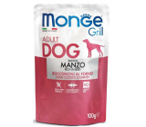 Monge Dog Grill Rindfleisch Tasche 100 g