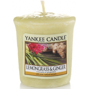 Yankee Candle Lemongrass & Ginger - Duftkerze mit Zitronengras und Ingwer Votive 49 g
