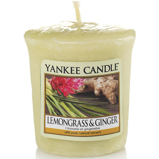 Yankee Candle Lemongrass & Ginger - Duftkerze mit Zitronengras und Ingwer Votive 49 g