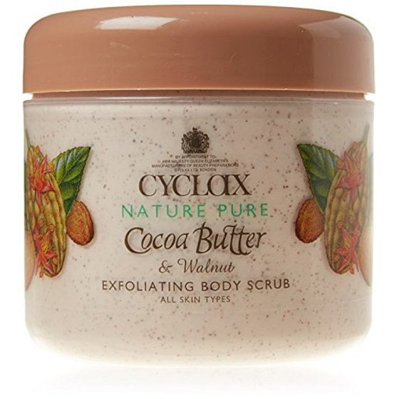 Cyclax Nature Pure Kakaobutter & Walnuss-Körperpeeling - Walnuss-Mikropartikel 300 ml