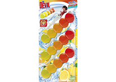 Dr. Devil WC Bicolor 5ball lemon fresh hängender WC-Block, 3× 35 g