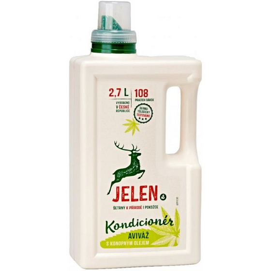 Hirsch Hanföl Conditioner Weichspüler 108 Waschladungen 2,7 l