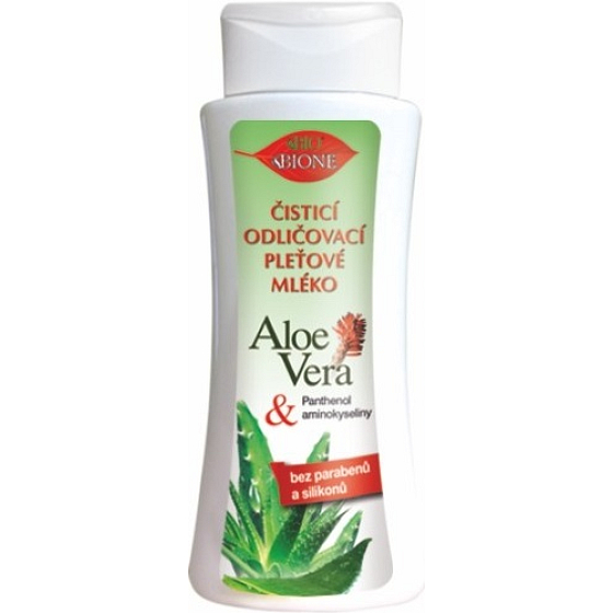 Bione Cosmetics Aloe Vera Make-up-Entferner für alle Hauttypen 255 ml