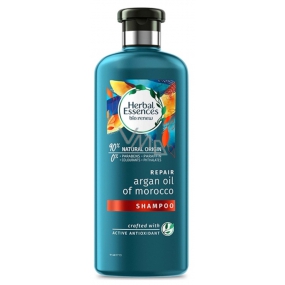 Herbal Essences Repair Argan Oil Shampoo mit Arganöl, hilft bei der Wiederherstellung der Haarglätte, ohne Parabene 400 ml