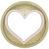 Yankee Candle Pastell Romantik Illuma Folk Fancy Metal Ring für mittlere und große Duftkerzen Classic 8,5 x 3 cm
