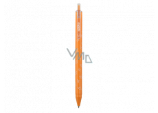 Spoko Flora Kugelschreiber, orange, blaue Mine, 0,5 mm