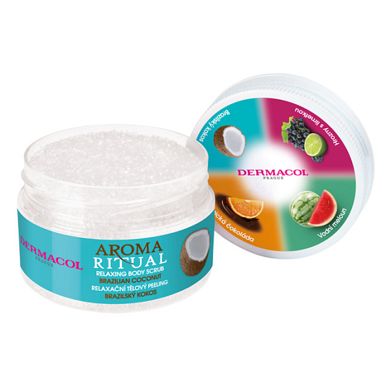 Dermacol Aroma Ritual Brazilian Coconut Relaxing Body Scrub 200 g