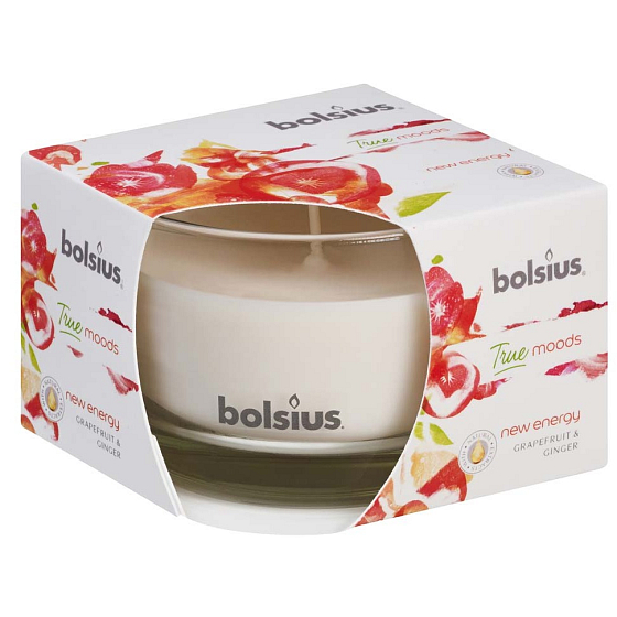 Bolsius True Scents New Energy - New Energy Duftkerze in 90 x 63 mm Glas