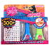 Bo-Po Supergal Nagellackpeeling blau 2,5 ml + Nagellackpeeling hellgrün 2,5 ml + Nagelsticker, Kosmetikset für Kinder