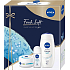 Nivea Fresh Soft Creme Weiches Duschgel 250 ml + Fresh Natural Antitranspirant Roll-on 50 ml + Weiche Feuchtigkeitscreme 100 ml, Kosmetikset