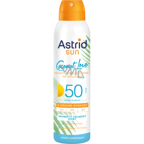 Astrid Sun Coconut Love OF50 Unsichtbarer trockener Spray-Sonnenschutz 150 ml