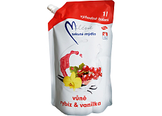 Miléne Ribisel und Vanille Flüssigseife, Nachfüllung, 1 l