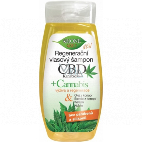 Bione Cosmetics CBD Cannabidiol regenerierendes Shampoo für alle Haartypen 260 ml