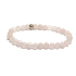 Rose Facettenarmband elastisch Naturstein, Kugel 6 mm / 16 - 17 cm, Liebesstein