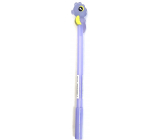 Albi Rubber Liner Lila Seepferdchen, schwarze Mine 17 cm