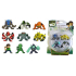Bandai Namco Ben 10 Minifigur 5 cm 4 Stück verschiedene Typen, empfohlen ab 4 Jahren