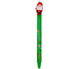Colorino Gummierter Stift Christmas Santa dunkelgrün blau Mine 0,5 mm