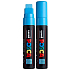 Posca Universal-Acrylmarker mit extra breiter, gerader Spitze 15 mm Hellblau PC-17K