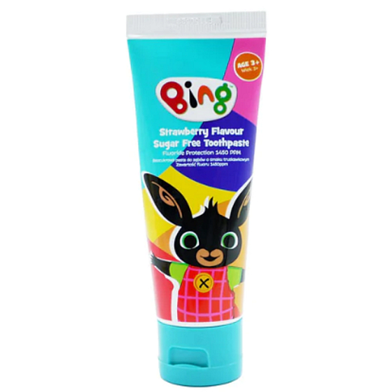 Bing Zahnpasta mit Erdbeergeschmack für Kinder 75 ml