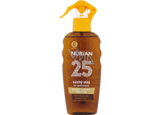 Nubian OF 25 Spray trockene Öl zur Sonnenpflege, 200 ml