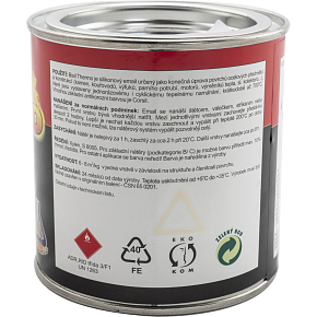 Bisil Thermo feuerfeste Farbe 700 °C, silber, 350 g