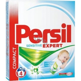 Persil Expert Sensitives Waschpulver für weiße Wäsche 4 Dosen von 320 g