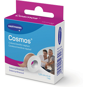Cosmos Fixationsverband 1,25 cm × 5 m, 1 Stk.