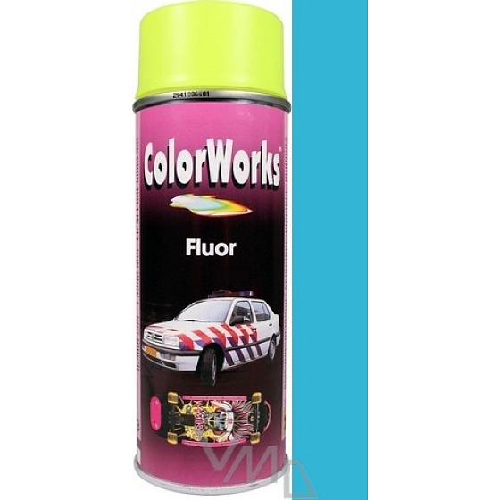 Color Works Fluor 918544 blauer Nitrocelluloselack 400 ml