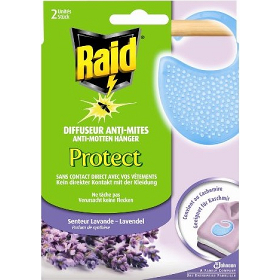 Raid Protect Lavender gegen Motten 2 Stück