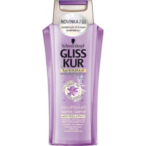 Gliss Kur Asia Straight regenerierendes Shampoo für glattes Haar 400 ml