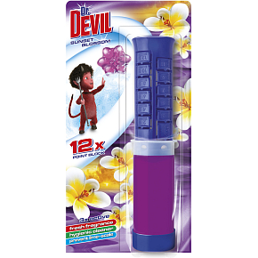 Dr. Devil 3in1 Punktblock WC-Block in Tube Sunset Blossom, 75 ml Dr. Devil 3in1 Punktblock WC-Block in Tube Sunset Blossom, 75 ml