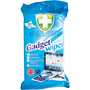 Green Shield feuchte Reinigungstücher für LCD-Bildschirme, 50 Stück
