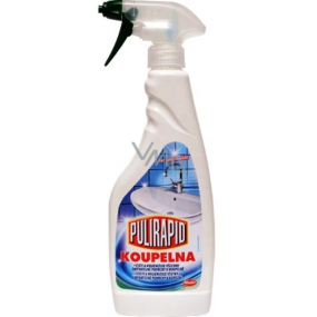 Pulirapid Bathroom reinigt und hygienisiert alle abwaschbaren Oberflächen im Bad 500 ml Spray