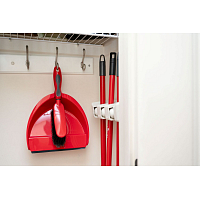 Vileda 2in1 Kehrschaufel und Handfeger mit Gummiabrieb