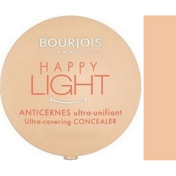 Bourjois Happy Light Ultra-abdeckender Concealer Aufhellender Concealer 21 Ivoire 2,5 g