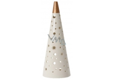 Yankee Candle Magical Christmas Keramik Kerzenhalter für Tee Kerze Schatten spielen groß 12 x 35 cm