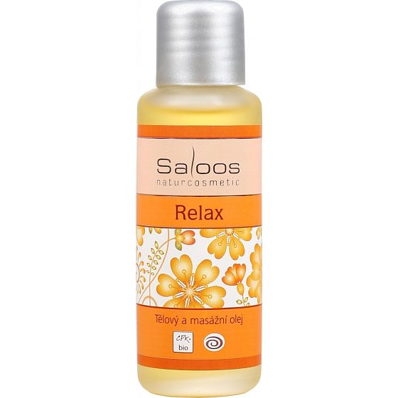 Saloos Relax Körper- und Massageöl sorgt für gute Laune, Entspannung, Schlaf 50 ml