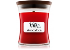 WoodWick Granatapfel - Granatapfel-Duftkerze mit Holzdocht und Deckel Glas Medium 275 g