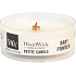 WoodWick Babypuder - Duftkerze mit Babypuder und kleinem Docht aus Holz 31 g