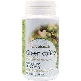 Dr.Bojda Green Coffee extra starker Kaffee zur Gewichtsreduzierung von 4000 mg 60 Tabletten