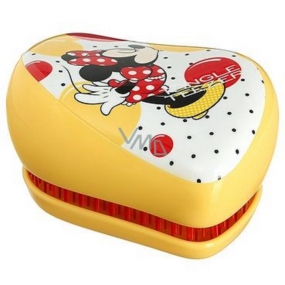 Tangle Teezer Compact Professionelle kompakte Haarbürste, Disney Minnie Mouse Yellow